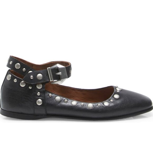 Free People Mystic Mary Jane Flats Sz 10 - Picture 4 of 11